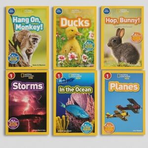 National Geographic Kids Book Collection - Yellow and Blue